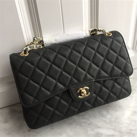 chanel classic bag black and gold|chanel classic bag price.